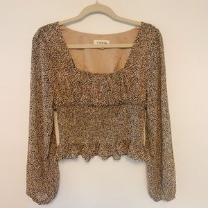 Boutique Square Neck Top NWOT